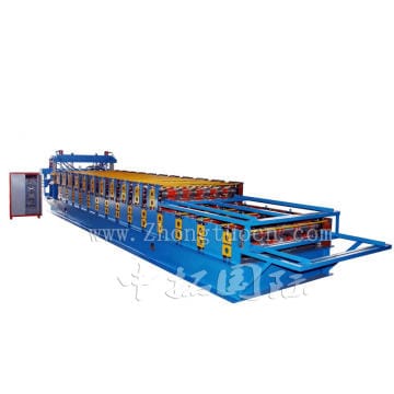 Double Deck Corrugated Roof Sheet Making Machine