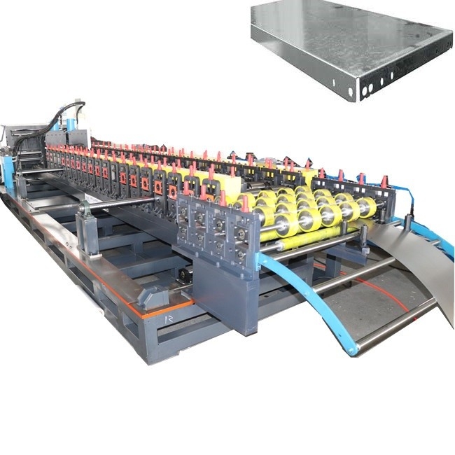 Automatic Multi-Size Supermarket Shelf Panel Roll Forming Machine for Adjustable Metal Shelf Product